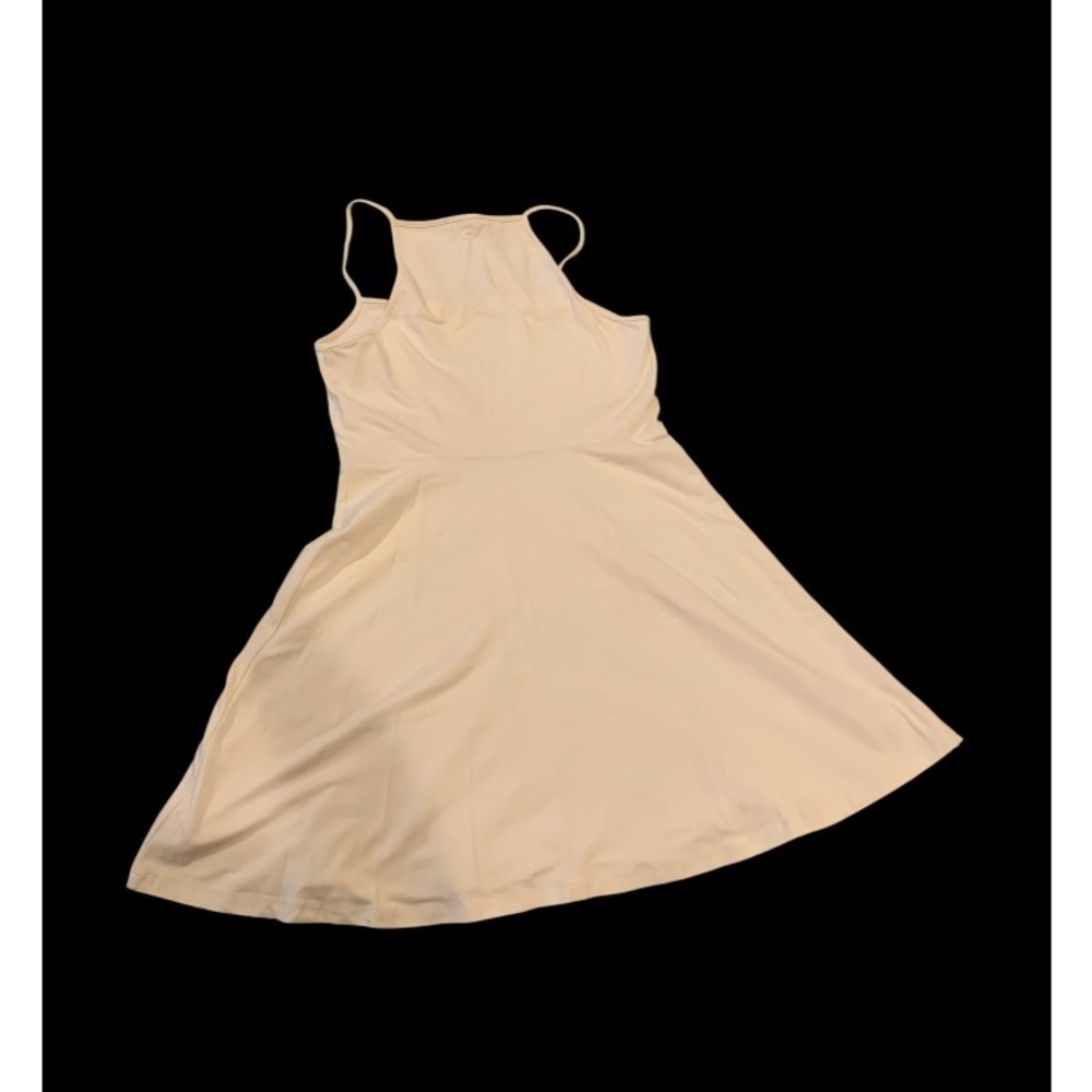 Forever 21 Cream Strapless Dress